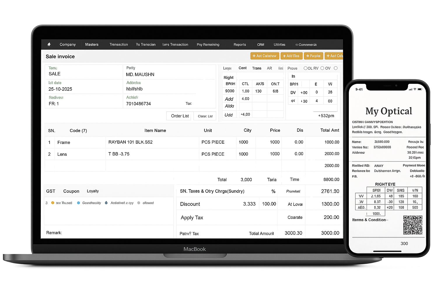 Store Billing and Invoice Generation