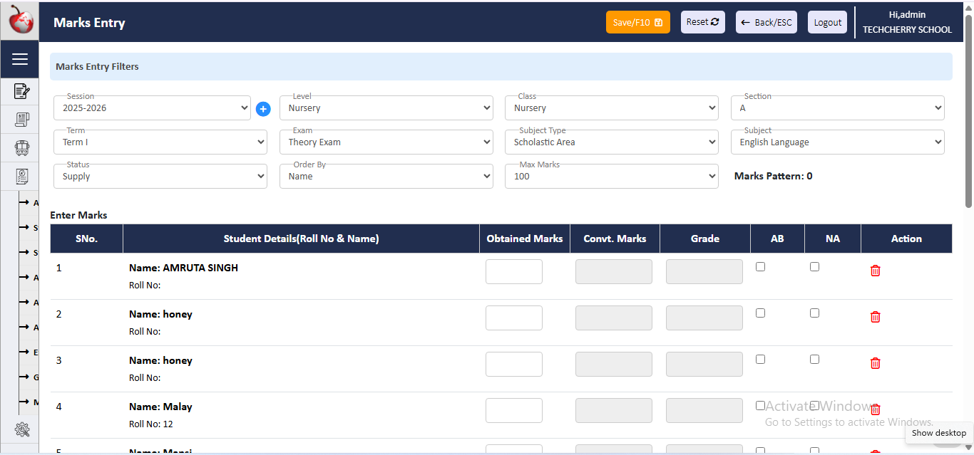 Report Card Generation